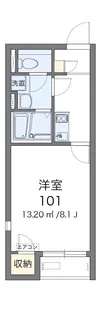 レオネクストラークヒルズ【104号室】の間取り