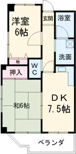 ハートイン若葉台 S棟【3A号室】の間取り