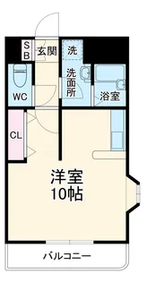 ミレニアム楠【101号室】の間取り