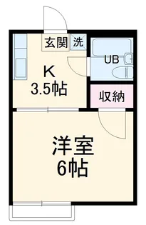 コーポみさき【2階】の間取り