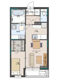 パークヒルズ【2階】の間取り