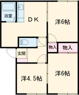 コーポ・ファミールA【102号室】の間取り