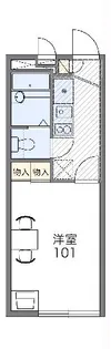 レオパレス山崎85【3階】の間取り