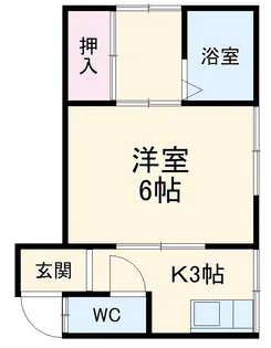 大黒荘【203号室】の間取り