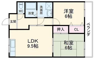 エルコラゾン【106号室】の間取り
