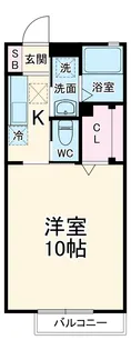 ラ コンフィアンサ【1階】の間取り