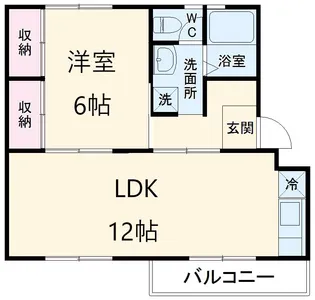 稔台サニーハイツ【1階】の間取り