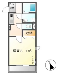 Fleur(フルール)【2階】の間取り