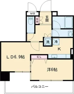 サンクレイドルレヴィール池袋【3階】の間取り