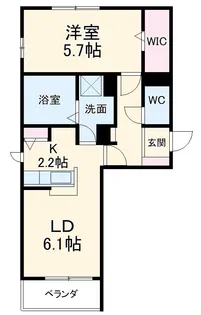 VOLARE【1階】の間取り