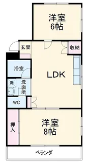 守屋ビル【2階】の間取り