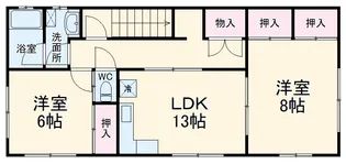 睦町ビル【3階】の間取り