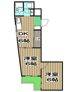 グランドール浅原【306号室】の間取り