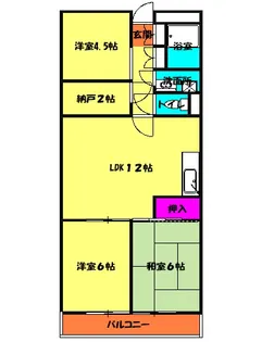 リアライズ熊谷【1階】の間取り