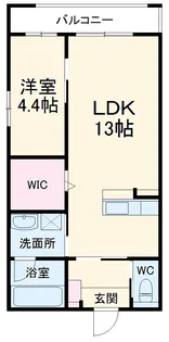 オラシオン八幡【205号室】の間取り