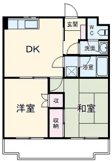 アメニティ富士【202号室】の間取り