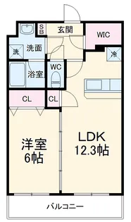 adore【203号室】の間取り