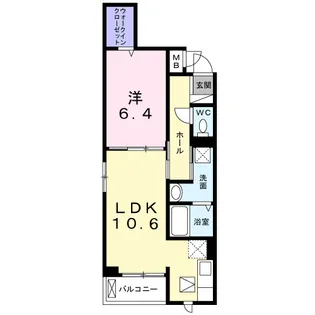 シリウス【1階】の間取り