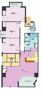 ヒーポップ・ヴィラ【502号室】の間取り