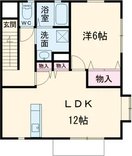 スペランツB【2階】の間取り