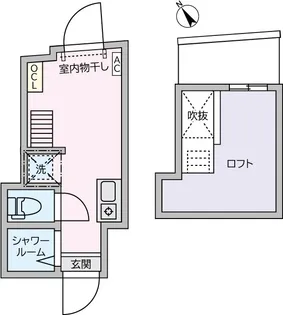 TRアーバンプレイス高田馬場Ⅰ【2階】の間取り