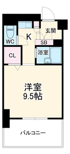 ジョイフル名古屋駅前【10階】の間取り