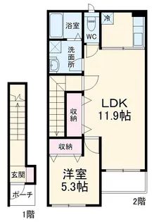 ソーコー・ヴィラージュⅡ【2階】の間取り