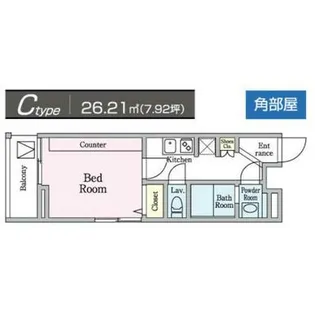 パークヴィラ六町【2階】の間取り