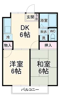 ワンダーハイツ【1階】の間取り