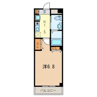 エクセドラ上福岡【2階】の間取り