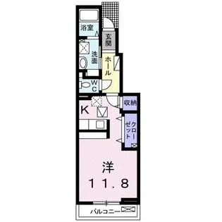 ベルフォーノ【1階】の間取り