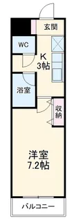 セザール北山 【3階】の間取り