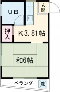 三柴ハウス【202号室】の間取り