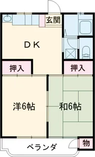 ハイネスタテノ【305号室】の間取り