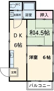 第101プロスパービル【506号室】の間取り