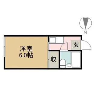 ポートハウス丸山【1階】の間取り