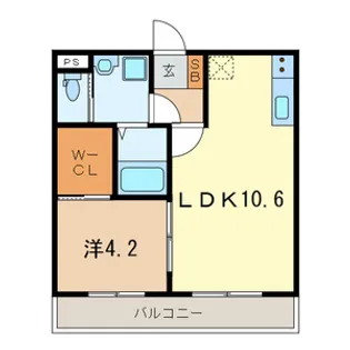 Jc Reveurふじみ野【2階】の間取り