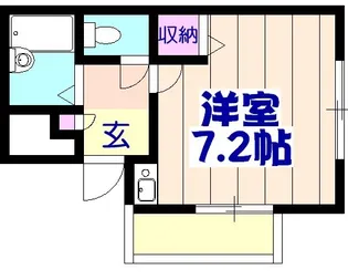 アトリエ ミズノ【201号室】の間取り