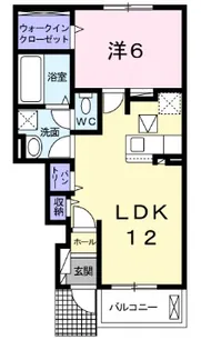 シェラメス Ⅱ【1階】の間取り