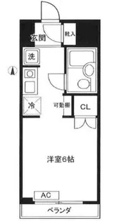 ブランクール【203号室】の間取り