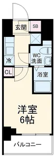S−RESIDENCE市川【5階】の間取り