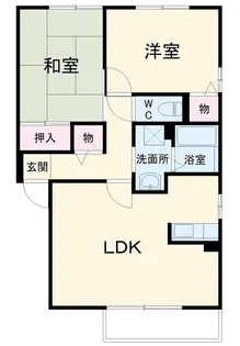 ミレニアムK2 B棟【1階】の間取り