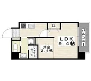 アルカンシエル美栄橋【303号室】の間取り