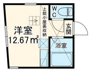 ユナイト安針塚クローネンブルグ【2階】の間取り