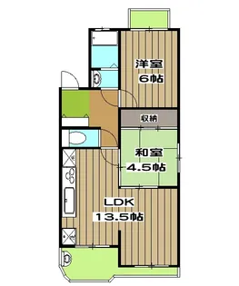 北前田マンション【104号室】の間取り
