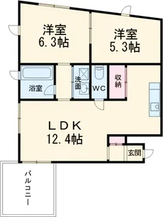 OTTO【204号室】の間取り