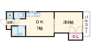 Nフラットファミリアール【206号室】の間取り