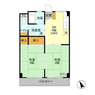 ヴィラ松本【3階】の間取り