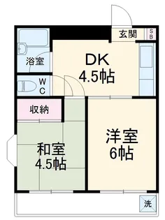 ハイタウン新丸子No.2【1階】の間取り