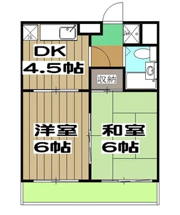 メゾン・ド・シプレ【202号室】の間取り